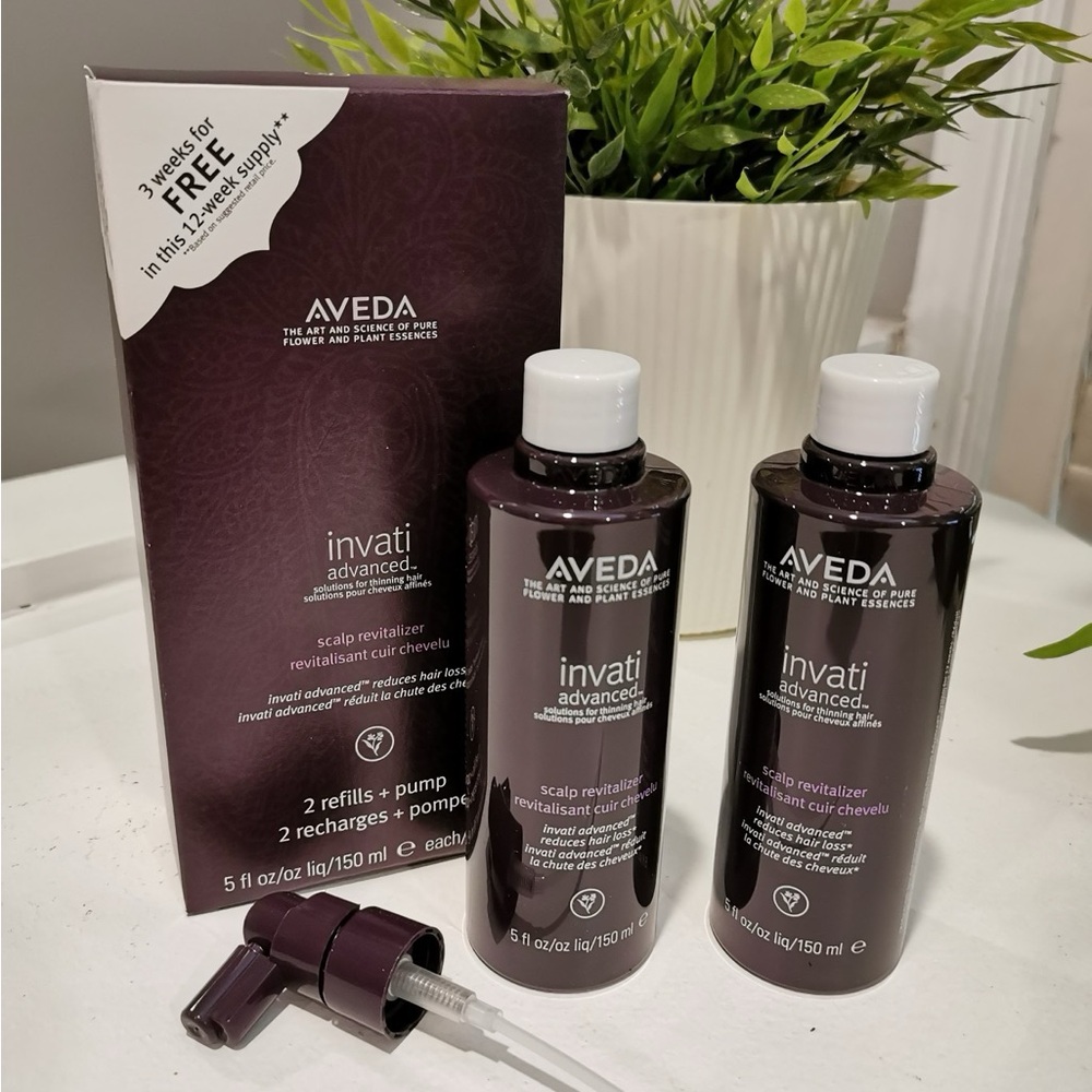 New! Aveda Invati Advanced Scalp Revitalizer set